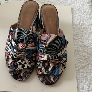 Halogen Women's Tropical Print Mules - Multicolor